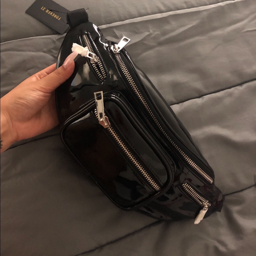 Trendy vinyl fanny pack